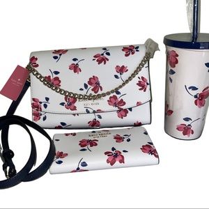 Kate Spade Tea Garden Carson Crossbody set